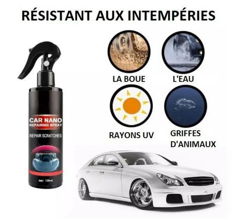 Revêtement céramique hydrophobe pour voiture - Brillance extrème