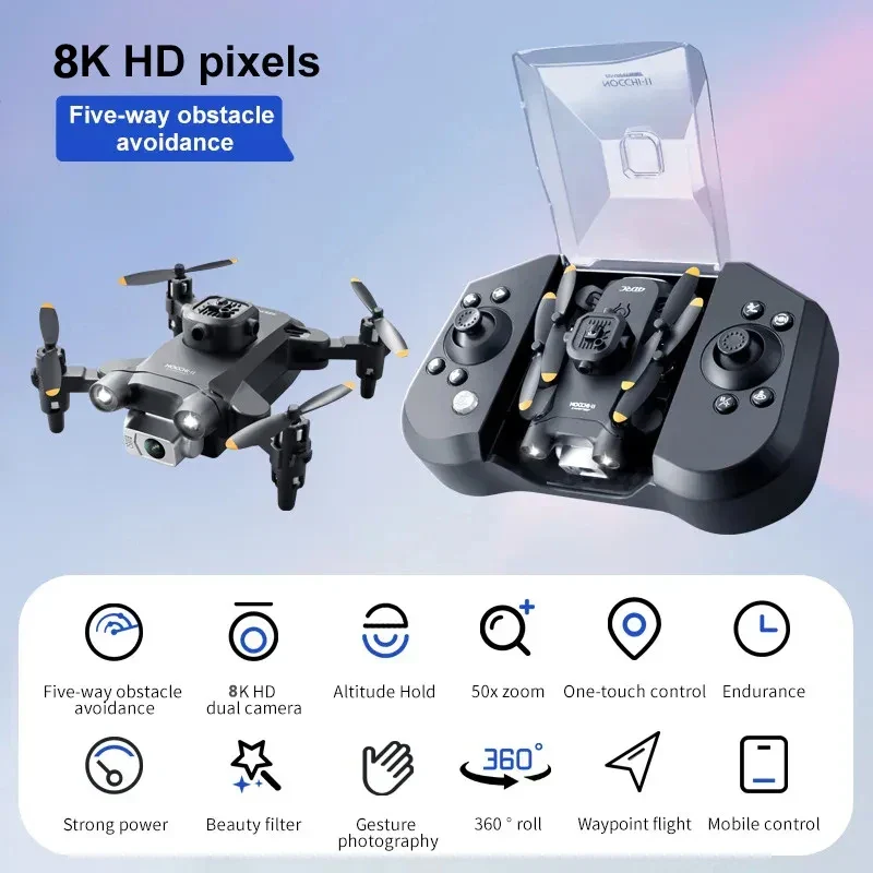Mini Drone Pliable HD avec Caméra 8K et Télécommande