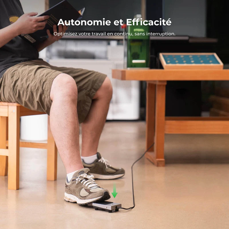 xTool Interrupteur à Pédale ou à Bouton