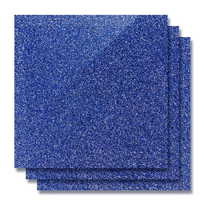 Feuille de Plexiglas Acrylique Brillante Opaque à Paillettes 3 mm (3 pcs)