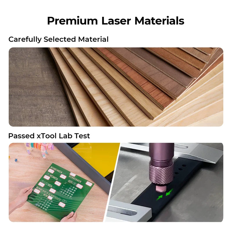 xTool Selected Kit Ultime de Matériaux pour Laser (155 pièces)