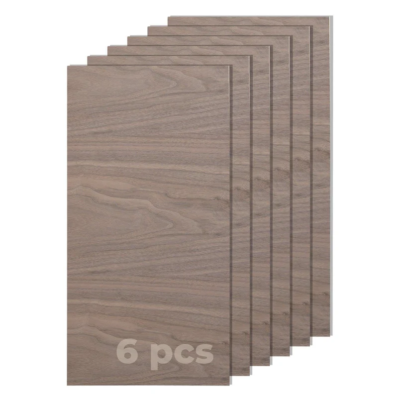 Feuilles de contreplaqué de noyer 30*30 cm (6PCS)