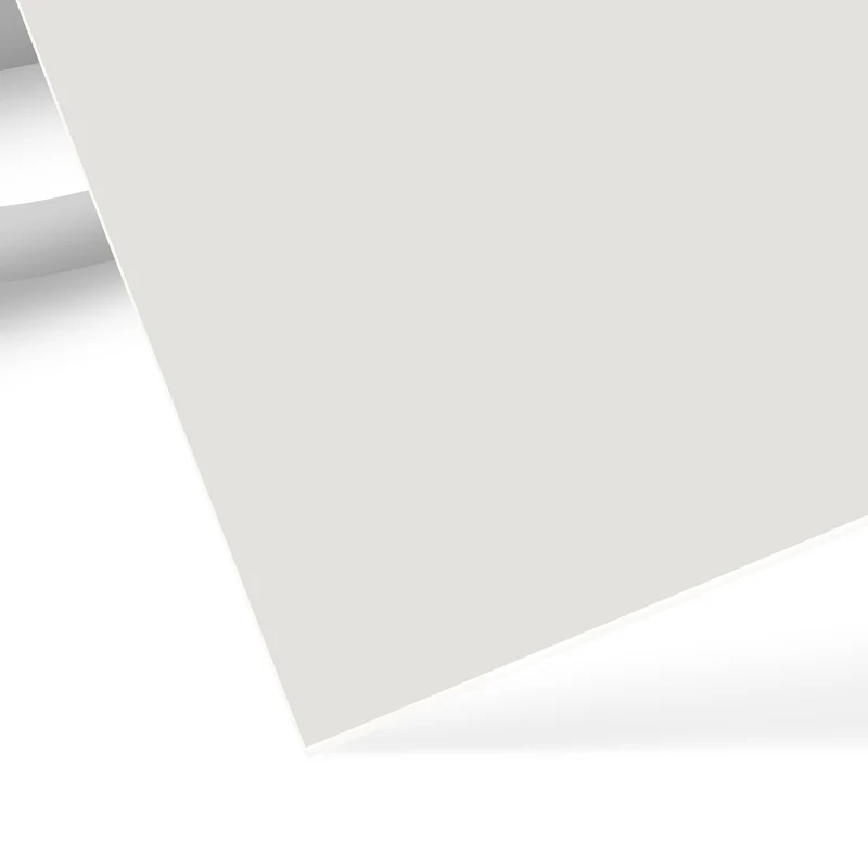 Feuilles d'acrylique blanc translucide brillant de 3 mm (3 pièces)