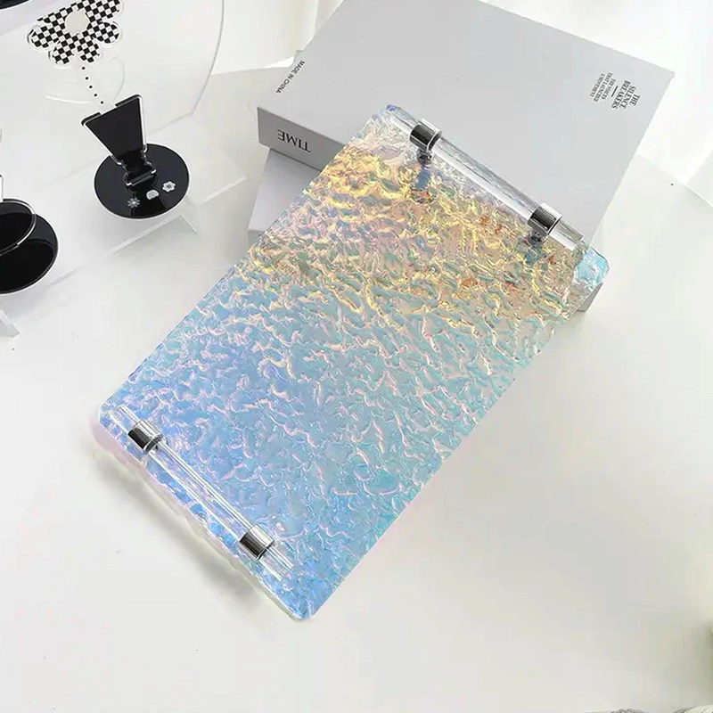Plaque d'acrylique plexiglas iridescent transparent d'une épaisseur de 3 mm (3 pcs)