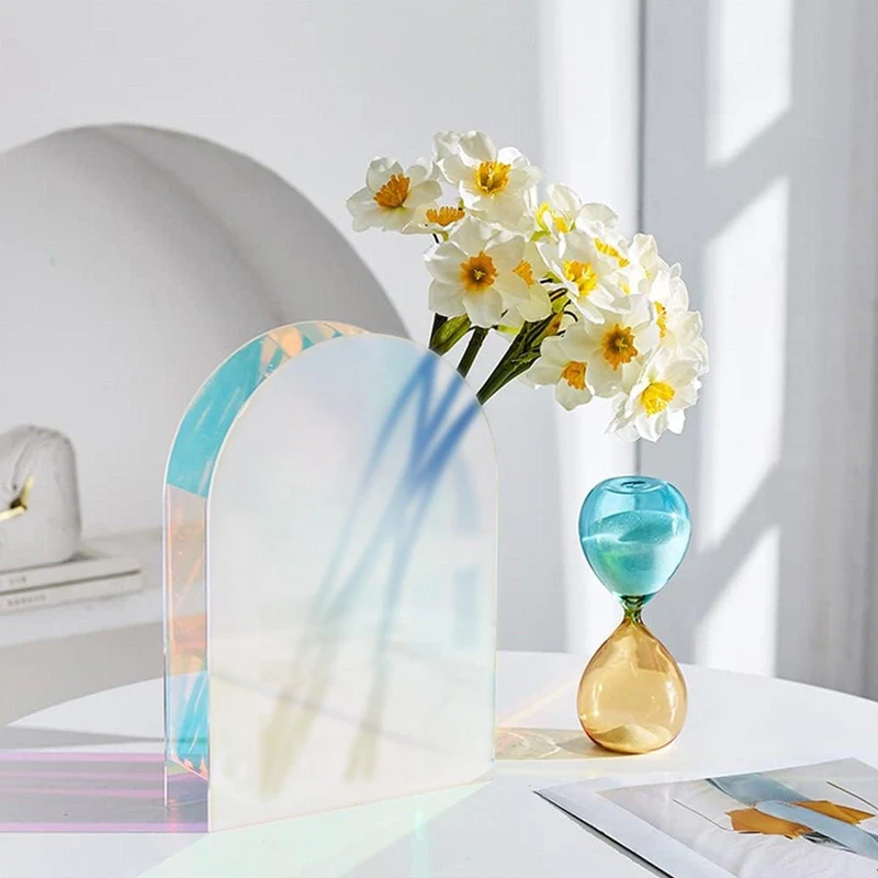 Plaque d'acrylique plexiglas iridescent transparent d'une épaisseur de 3 mm (3 pcs)
