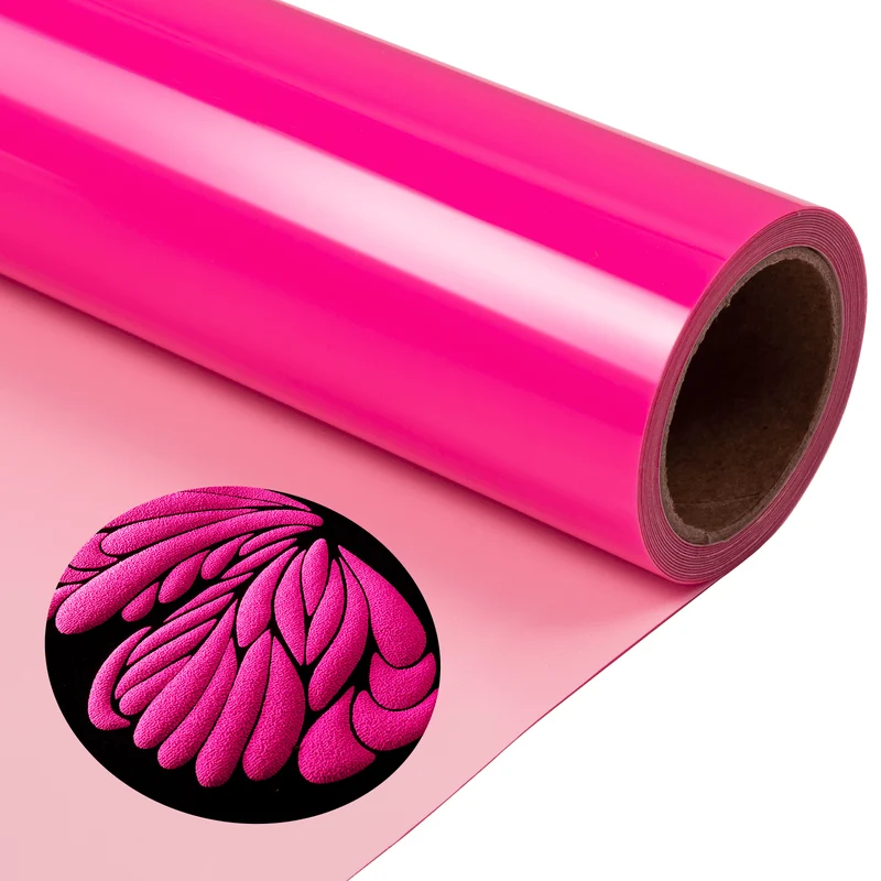 Transfert de chaleur en vinyle Puff 3D