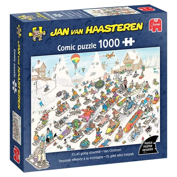 Descente effrénée à la montagne, JvH (1000pcs)