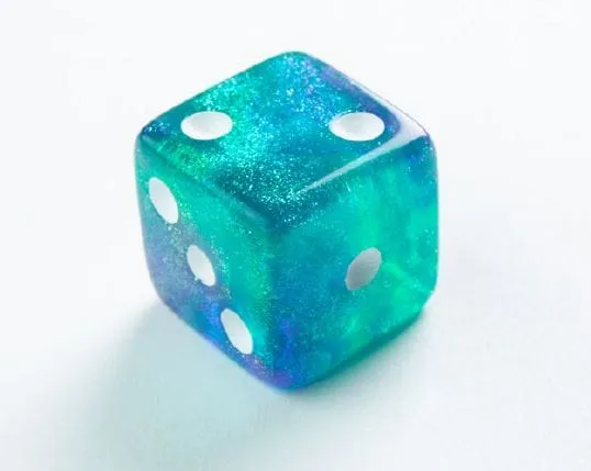 Dice: 12x D6: 16 mm: Galaxy Series: Neptune (ML)