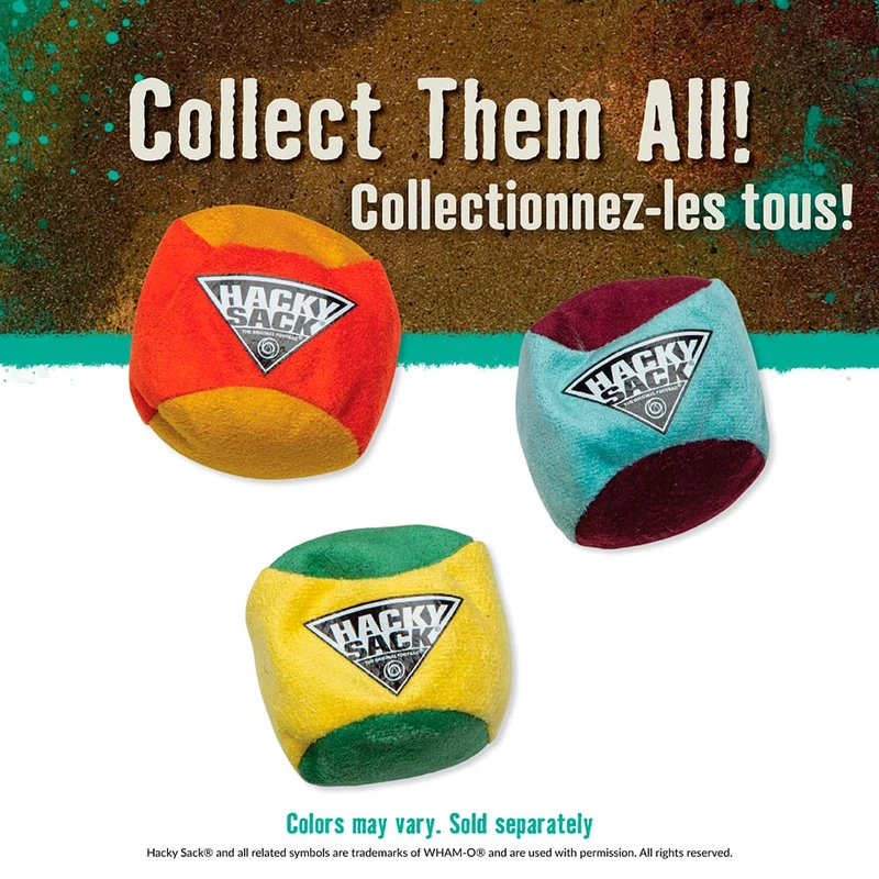 Balle de Aki Hacky Sack - L'original (couleurs variables)