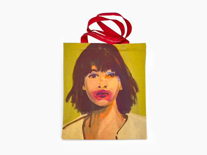 Claire Tabouret Sac fourre-tout « Maquillage » (rouge et violet)