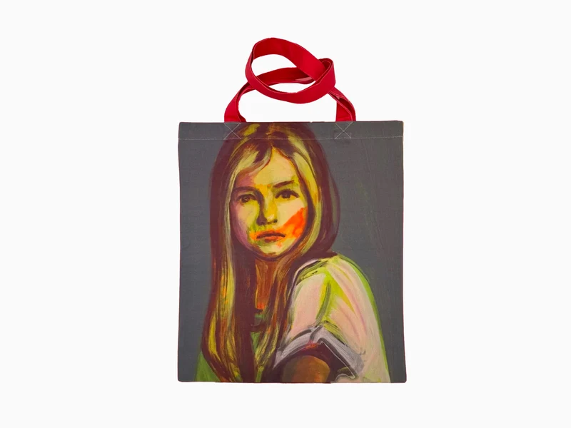 Claire Tabouret Sac fourre-tout « Maquillage » (rouge et violet)