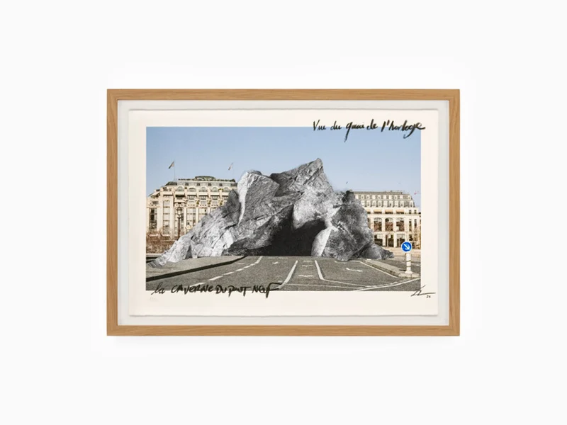 JR - La Caverne du Pont-Neuf, vue depuis le quai de l'Horloge, Paris, France, 2026
