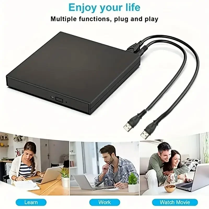 Lecteur de CD externe USB pour Ordinateur