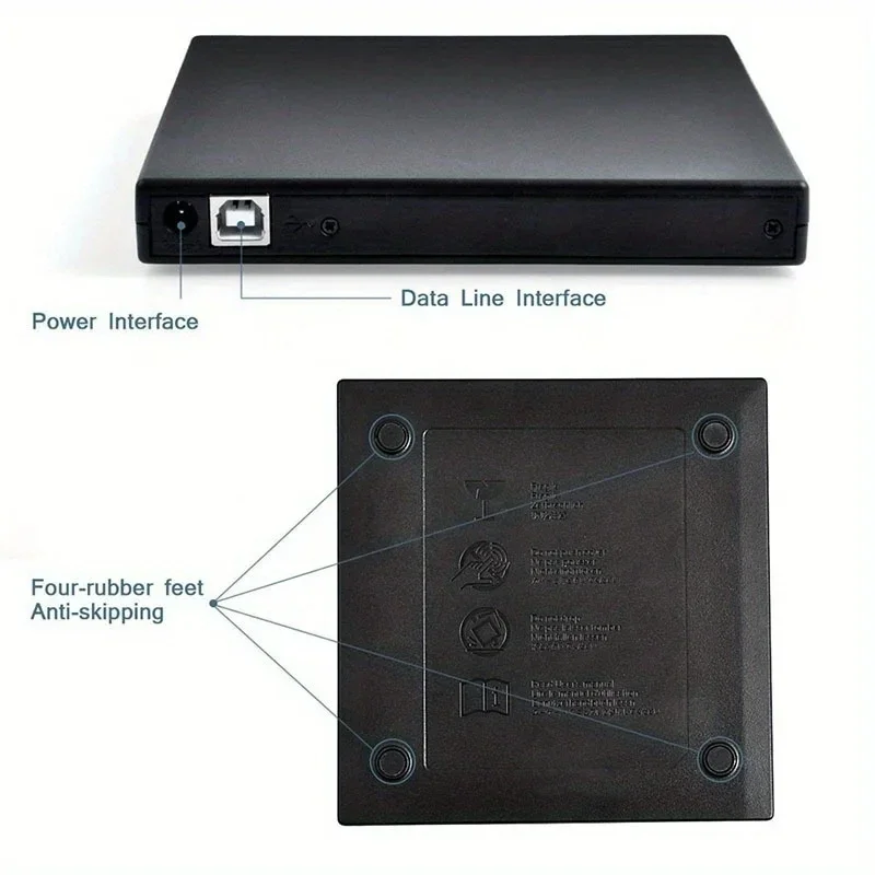 Lecteur de CD externe USB pour Ordinateur
