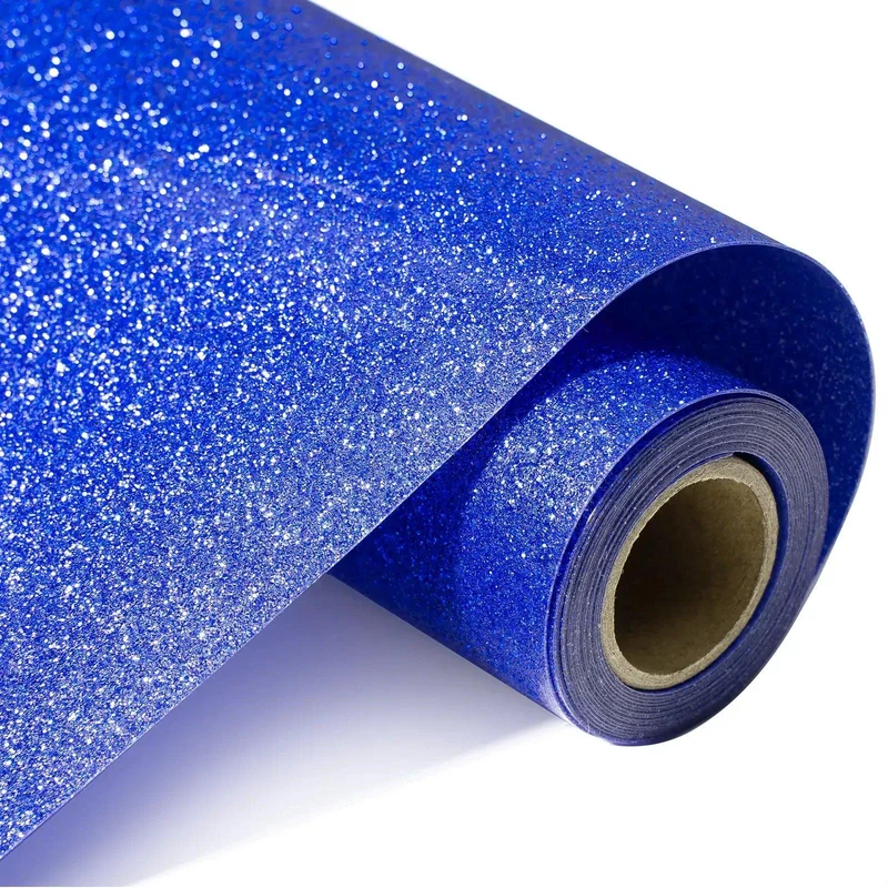 Rouleau de vinyle de transfert thermocollant pailleté (Glitter HTV)