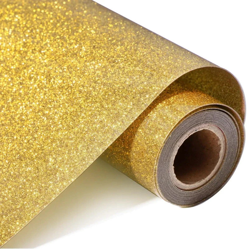 Rouleau de vinyle de transfert thermocollant pailleté (Glitter HTV)