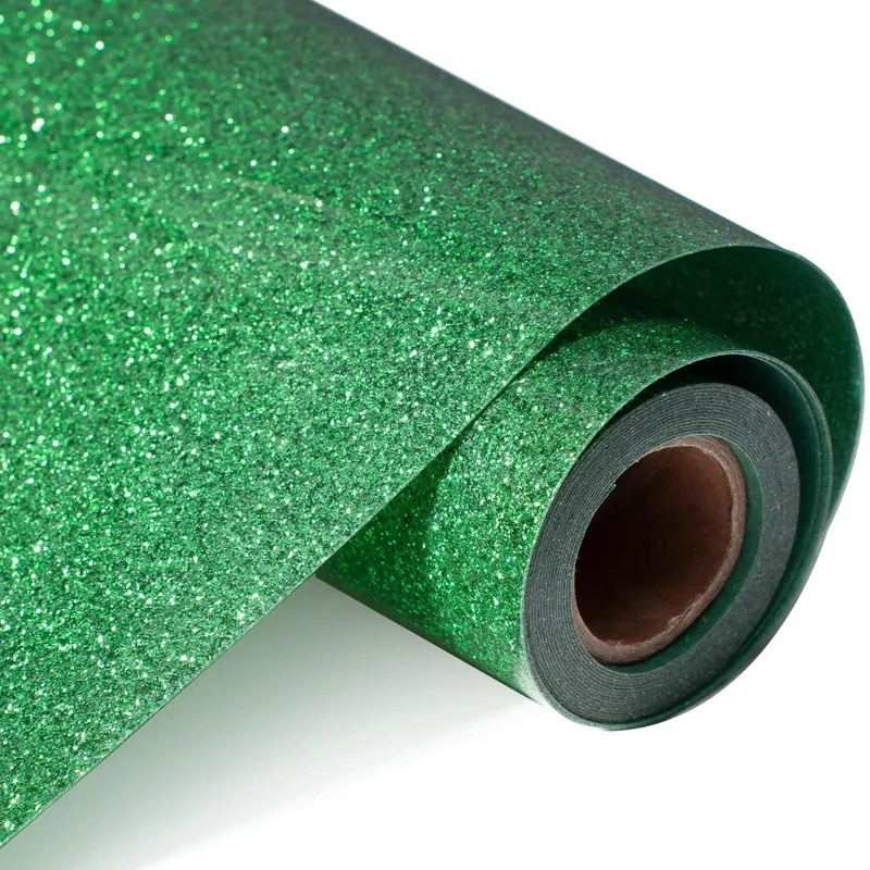Rouleau de vinyle de transfert thermocollant pailleté (Glitter HTV)