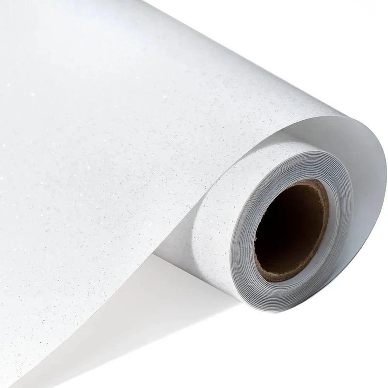 Rouleau de vinyle de transfert thermocollant pailleté (Glitter HTV)