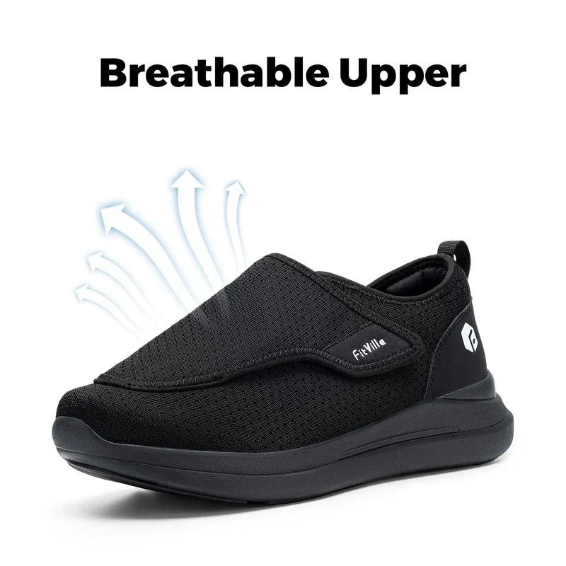 Chaussures pour diabétiques extra-larges pour pieds gonflés