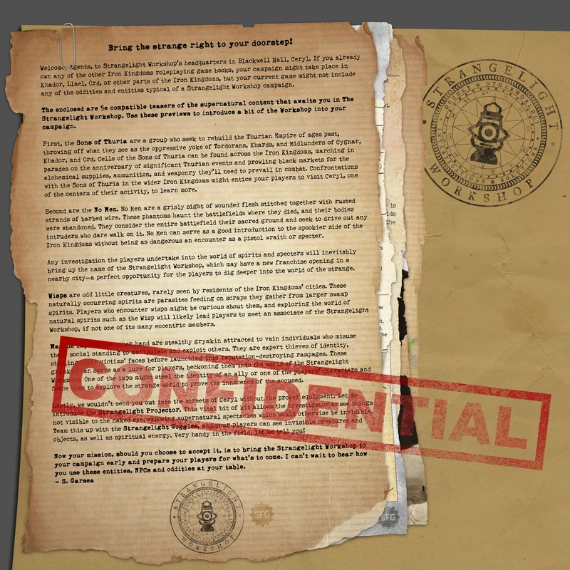 Strangelight Confidential: Secret Files