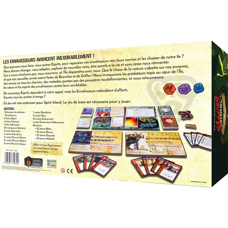 Spirit Island de Branches et de Griffes