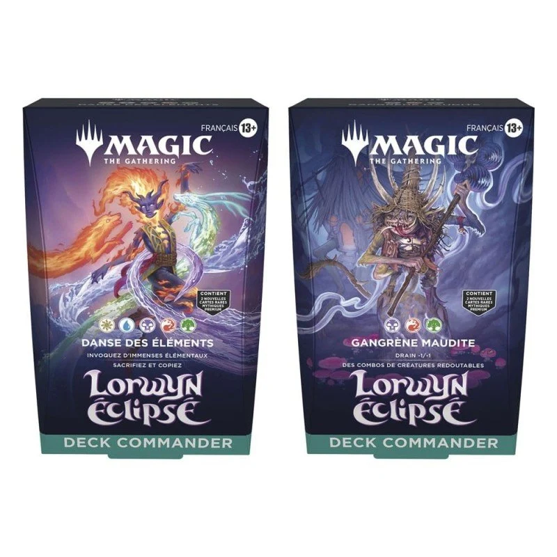 Lot 2 Commander Decks Lorwyn Eclipsé (FR)