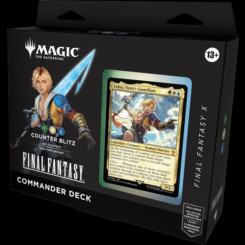 Lot de 4 Decks Commander Magic Final Fantasy EN
