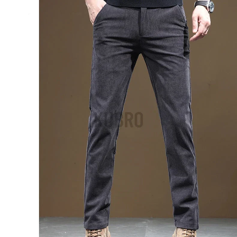 Pantalon en Velours Côtelé Slim Fit pour Homme