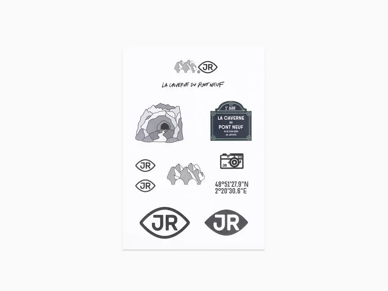 JR - Autocollants « La Caverne du Pont-Neuf »