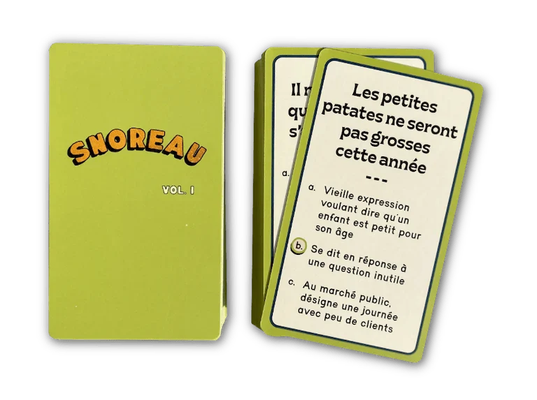 Snoreau - Le jeu des expressions québécoises (FR)