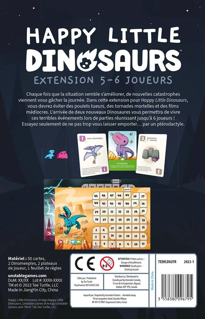 Happy Little Dinosaurs - Extension 5-6 joueurs