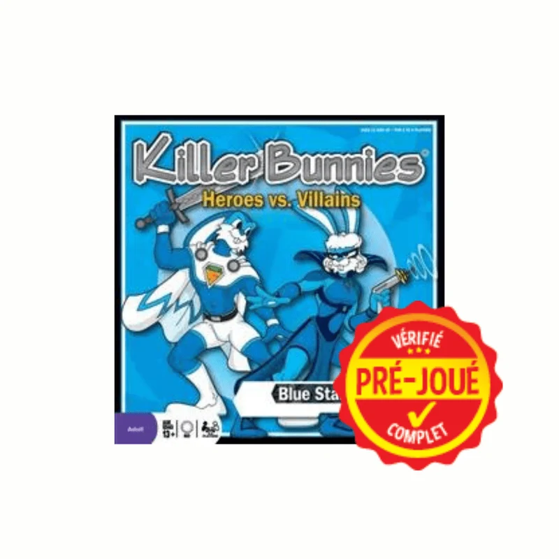 Killer Bunnies Heroes vs Vilains (pré-joué) (EN)