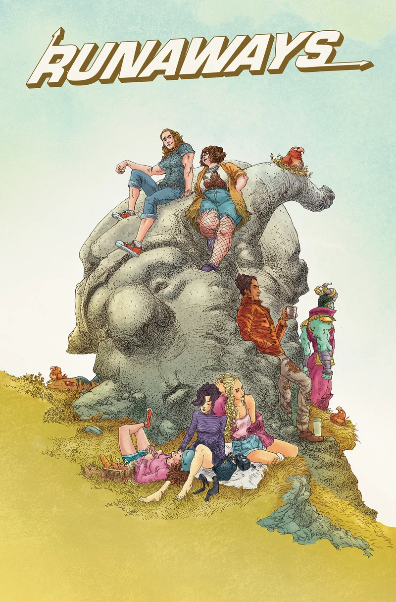 Runaways de Rainbow Rowell, intégrale, couverture d'Adrian Alphona [Vente directe uniquement]