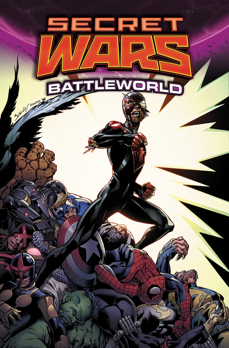 Secret Wars : Battleworld Omnibus Volume 4. Couverture de Mark Bagley.