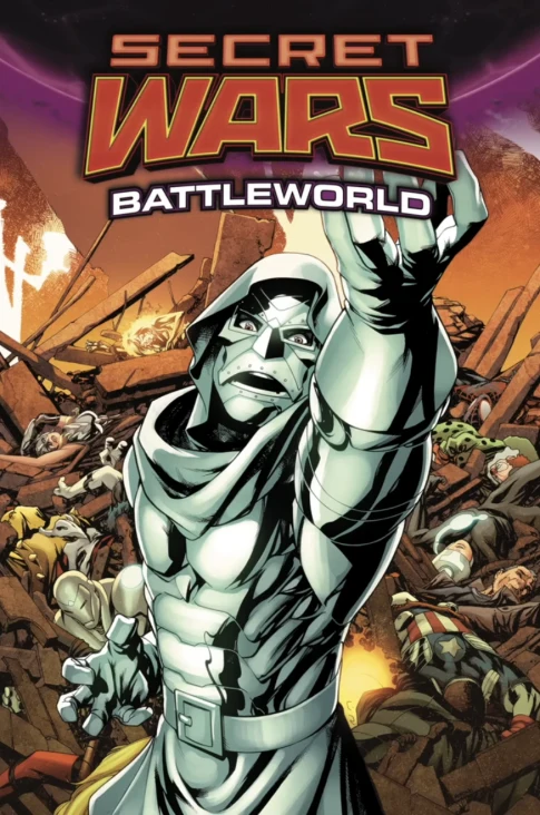 Secret Wars : Battleworld Omnibus Volume 4. Couverture de Mike McKone [Vente directe uniquement]