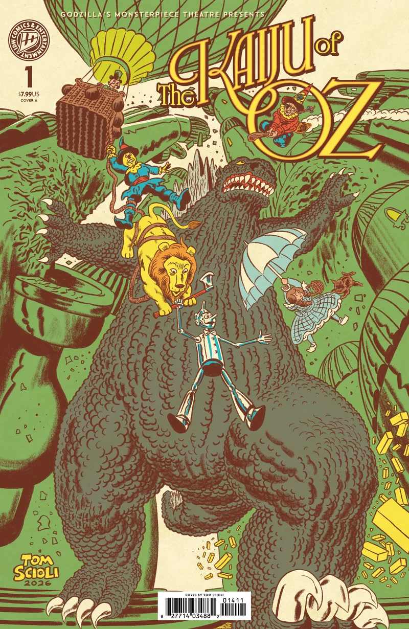 Godzilla's Monsterpiece Theatre présente : Le Kaiju d'Oz IDW A Scioli 10/07/2026