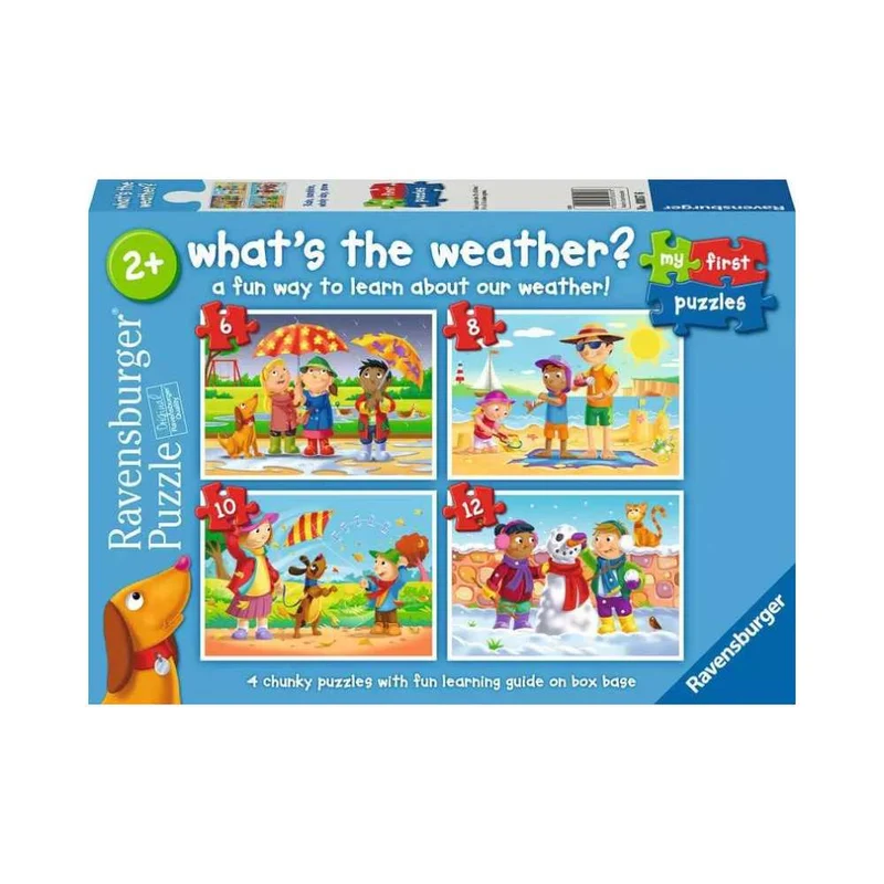 My First Puzzles - What's the Weather (6, 8, 10 & 12 pcs)