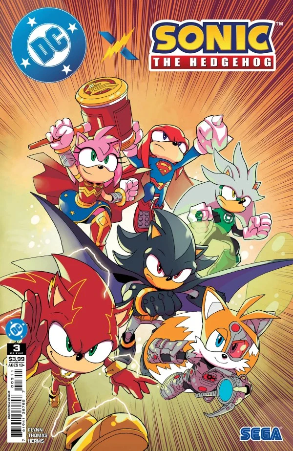 DC X Sonic Hedgehog #3 [sur 5] DC A Pablo M Collar 05/21/2025