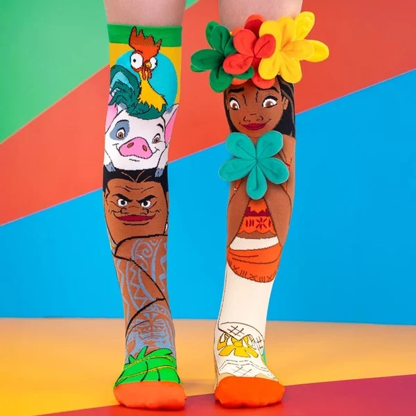 Chaussettes fantaisie MADMIA Disney Vaiana (Moana) – dépareillées – esprit des îles