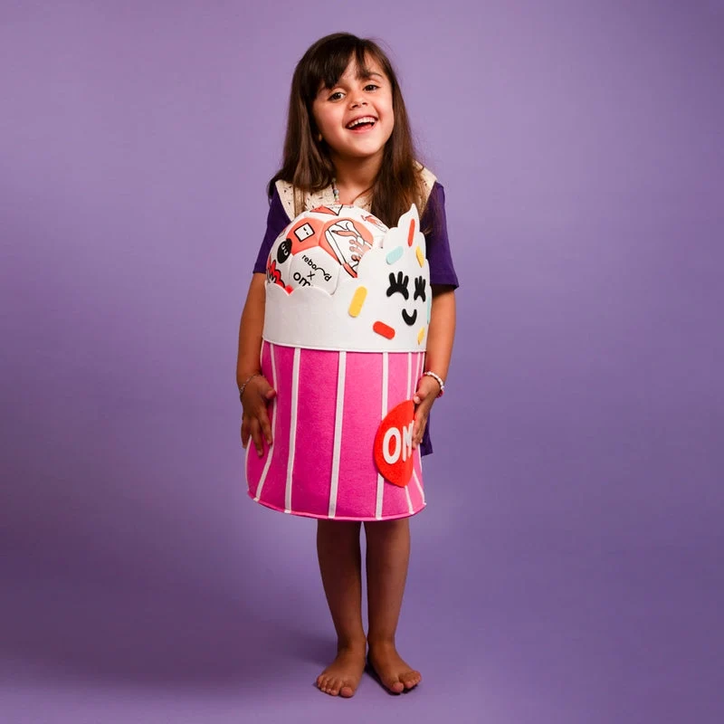 Sac de rangement enfant Yummy en feutrine – Panier ludique OMY 48 x 28 cm