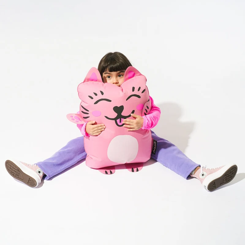 Kitty – Super coussin gonflable décoratif – Objet ludique & design