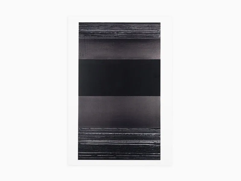 Pierre Soulages - « Peinture 304 x 181 cm, 9 décembre 2007 » Carte postale