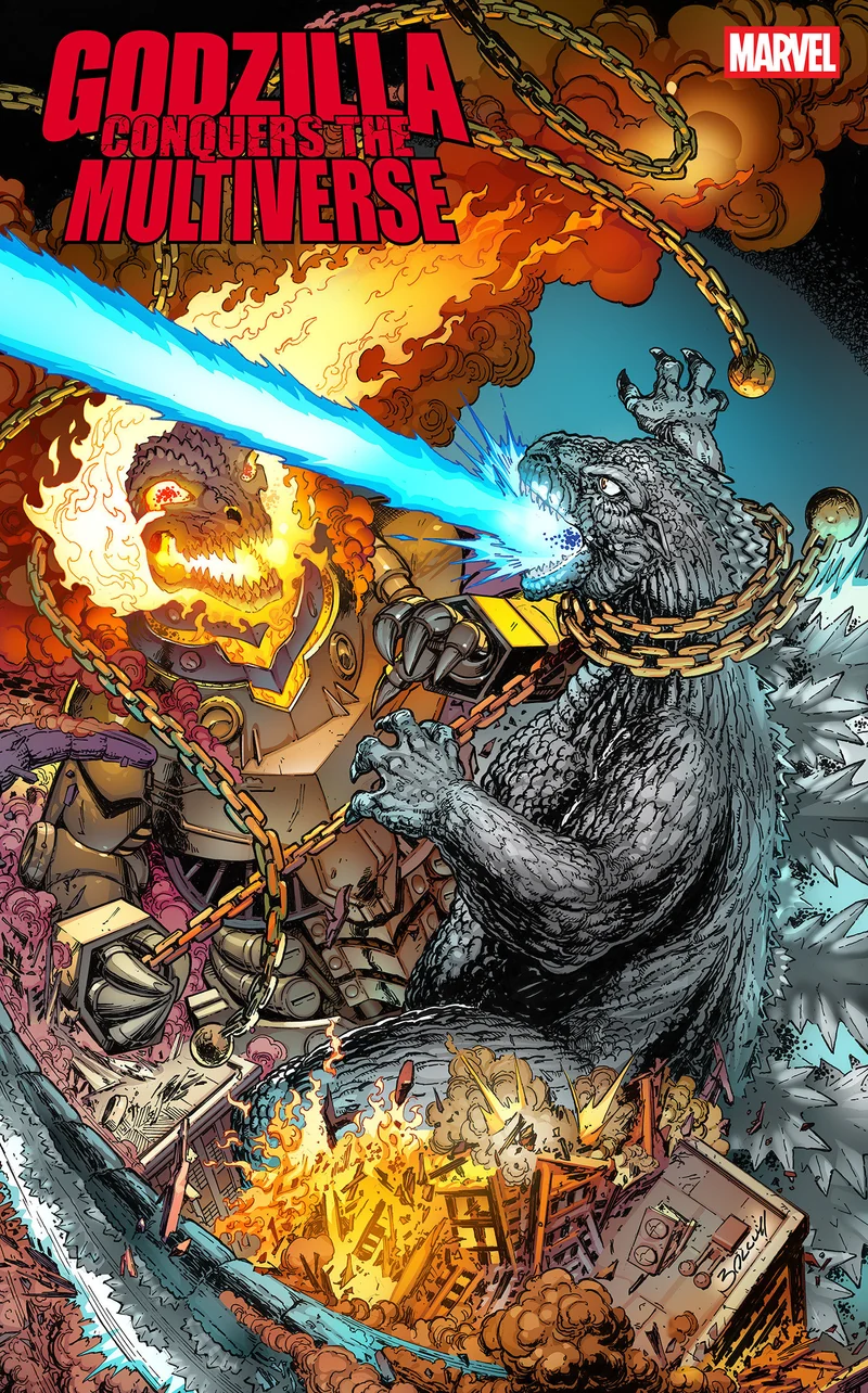 Godzilla Conquers The Multiverse #3 Mark Bagley Heisei vs. Marvel 30/09/2026