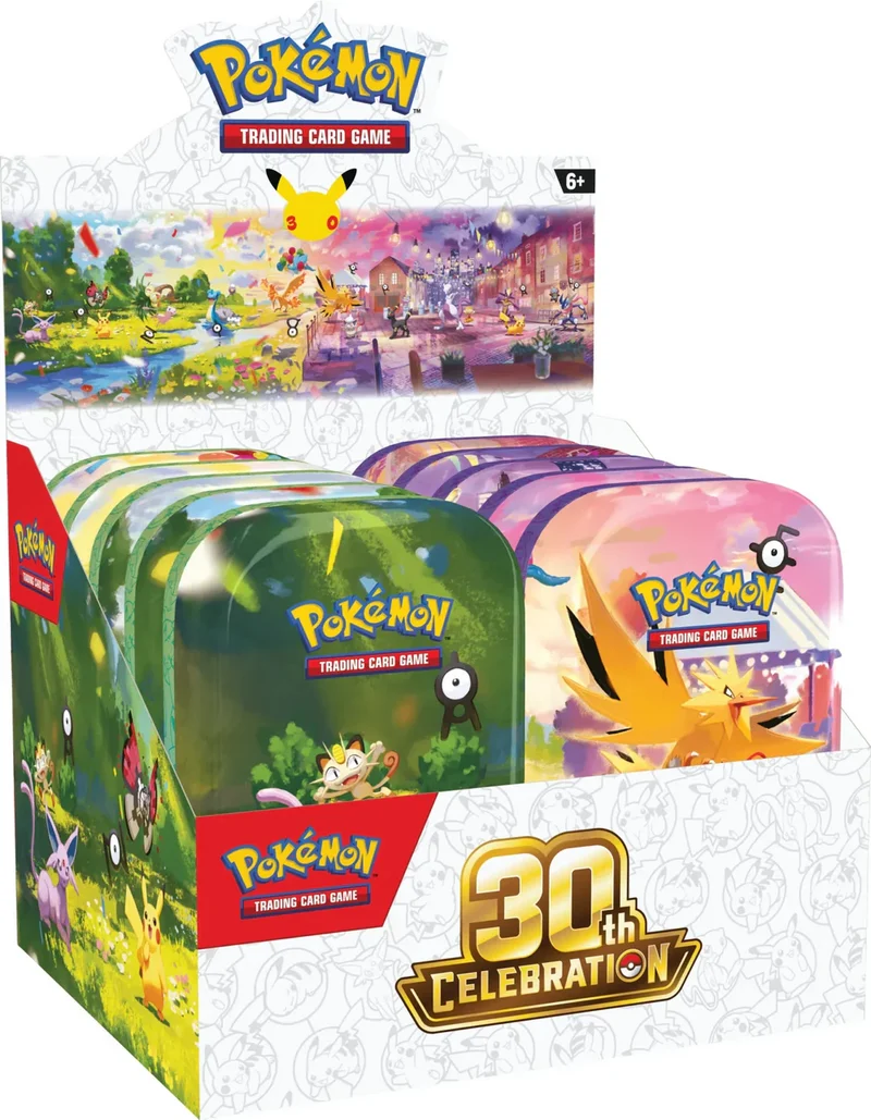 JCC POKÉMON : MINI-BOÎTE EN MÉTAL SCELLE 30E ANNIVERSAIRE - 2 OCTOBRE [LIRE LA DESCRIPTION]
