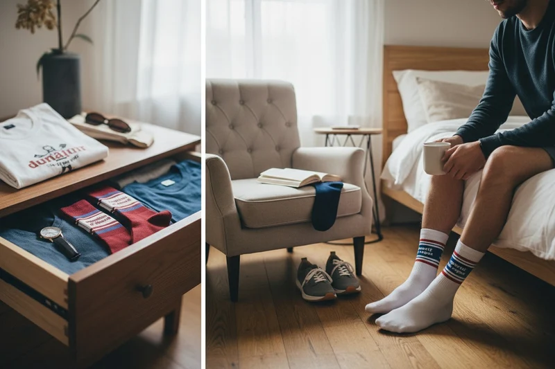 Coffret Trio Chaussettes Homme Fantaisie – Copains d’Abord / Sportif au Repos / Super Connard (39/45)