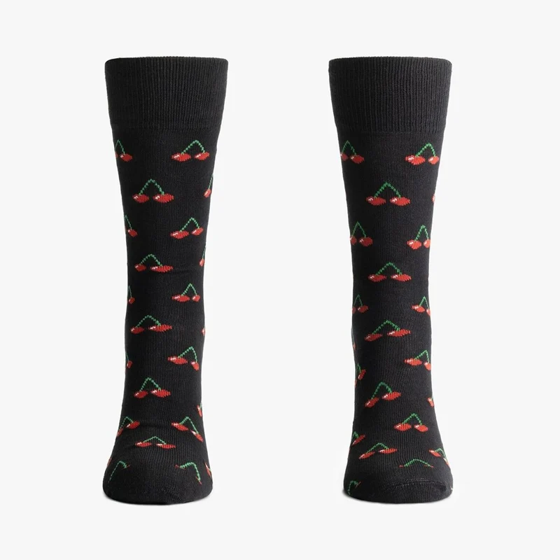 Cherry Picking – Coffret homme chaussettes & boxer assortis – Coton bio GOTS