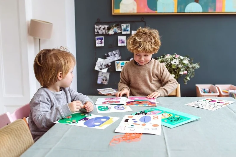 ANI MASKS – Kit créatif 6 masques animaux à décorer – Activité manuelle dès 3 ans