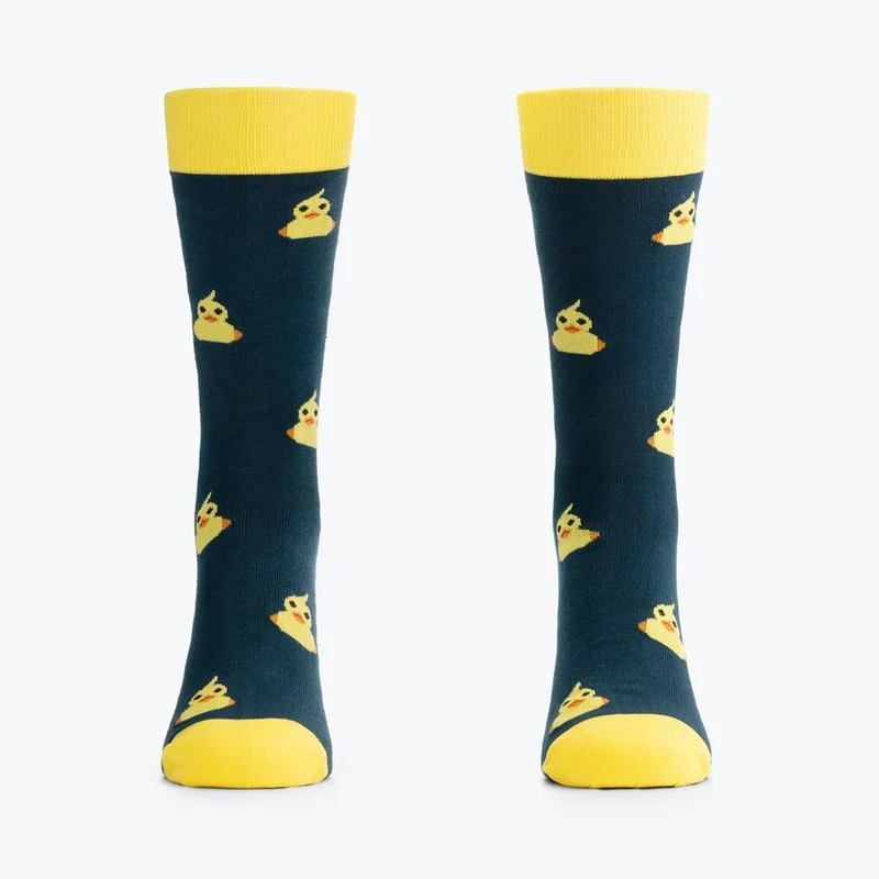 Chaussettes & Boxer Quack Canard – Coton Bio – Cadeau Homme Original
