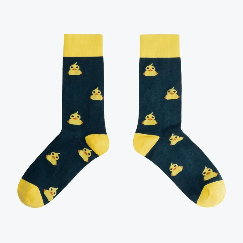 Chaussettes & Boxer Quack Canard – Coton Bio – Cadeau Homme Original