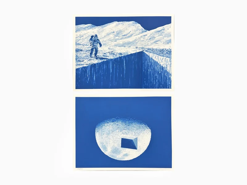 Daniel Arsham - Estampes lunaires (lot de 2)